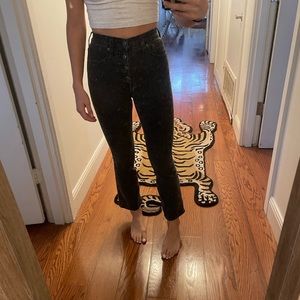 Madewell Cali demin cropped boot cut jeans